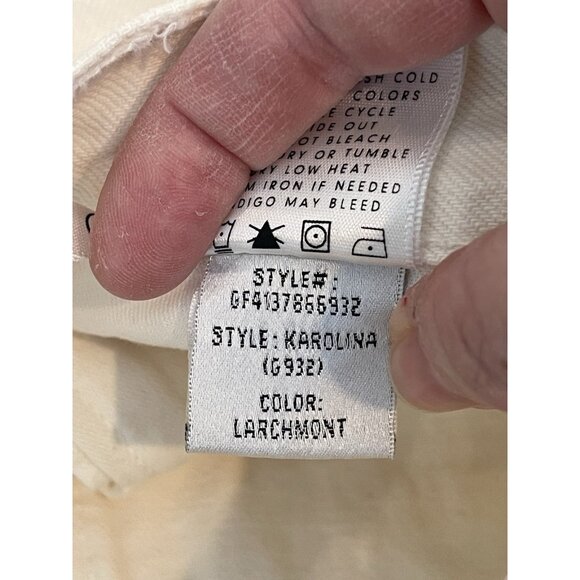 GRLFRND Jeans Size 25 Karolina Larchmont Wash High Waist Revolve White - Picture 9 of 11